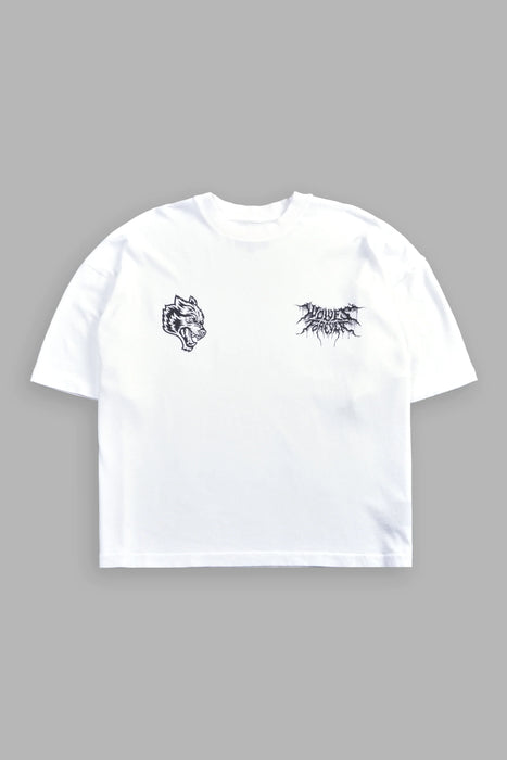 Where Shadows Begin Premium "Box Cut" Tee - WHITE
