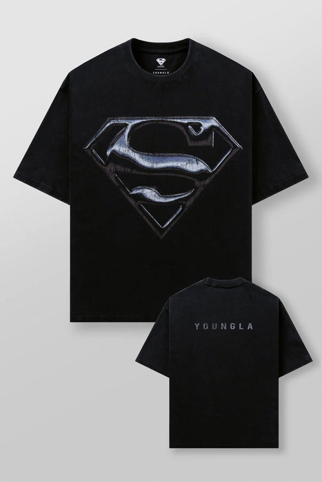 4044 - SUPERMAN GRAPHIC TEES CHROME LOGO