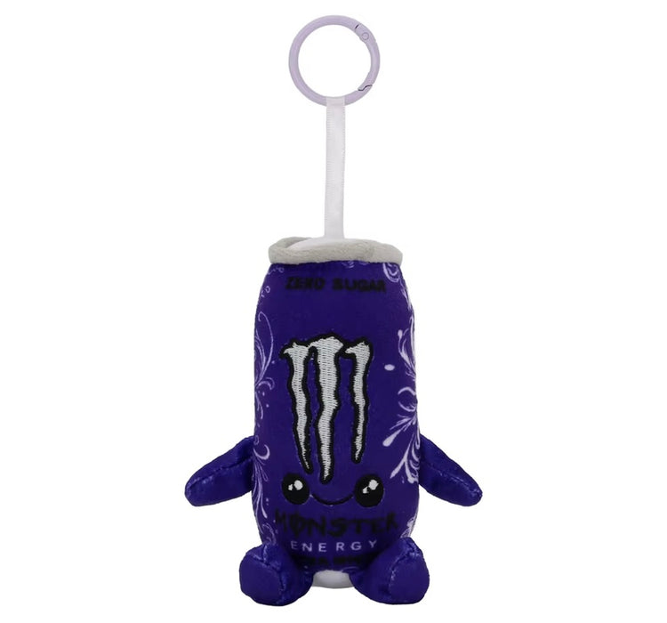 Llavero de Peluche Monster Energy de 12 cm- morado