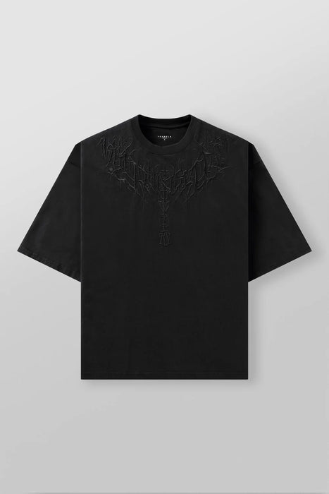 4106 - DARK WAVE TEES - BLACK WASH