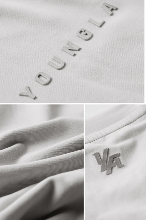 4193 - Classic Compression Tees  Light Grey