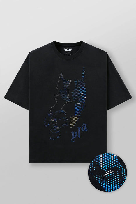 4257 - BATMAN RHINESTONE TEES - BATMAN R