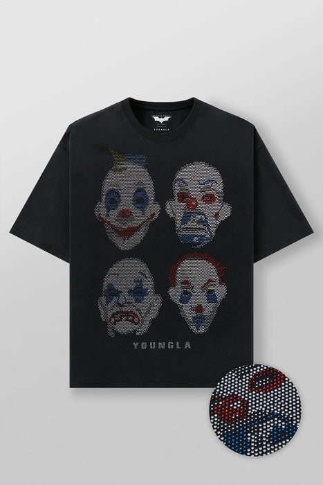 4257 - BATMAN RHINESTONE TEES - CLOWNS R