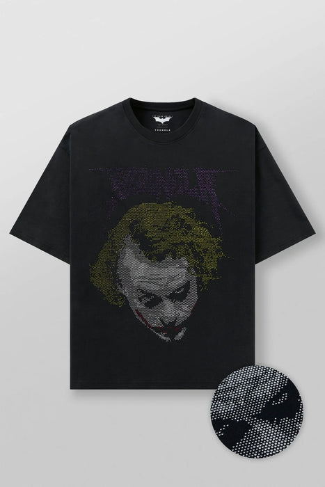 4257 - BATMAN RHINESTONE TEES - JOKER R
