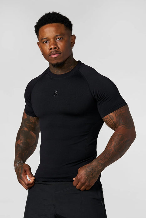 4339 FORME COMPRESSION TEES BLACK