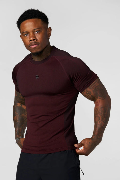 4339 FORME COMPRESSION TEES BURGUNDY
