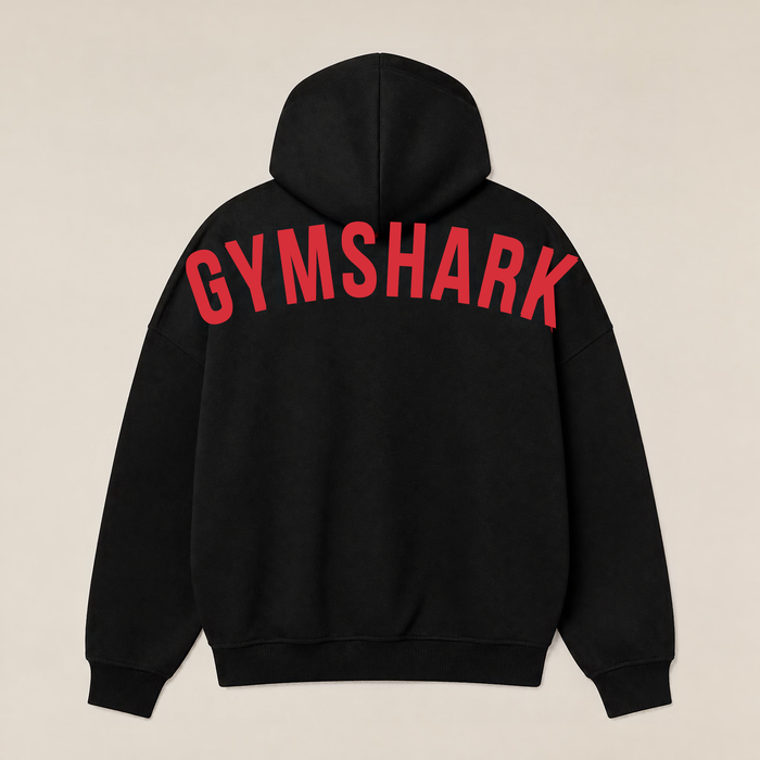 Power Zip Up Hoodie - Black/Conditioning Red