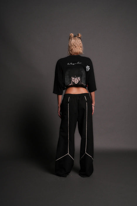 Unbreakable Will "Premium" Oversized Tee in Black