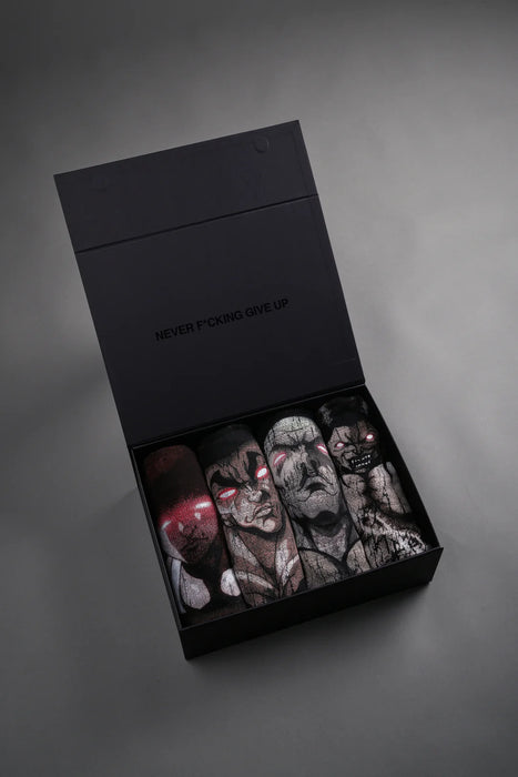 BAKI SON OF OGRE "SIDE-BY-SIDE" TEE BOX SET IN BLACK