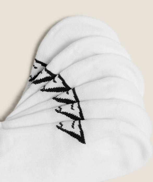 Gymshark Trainer Sock 6pk - White