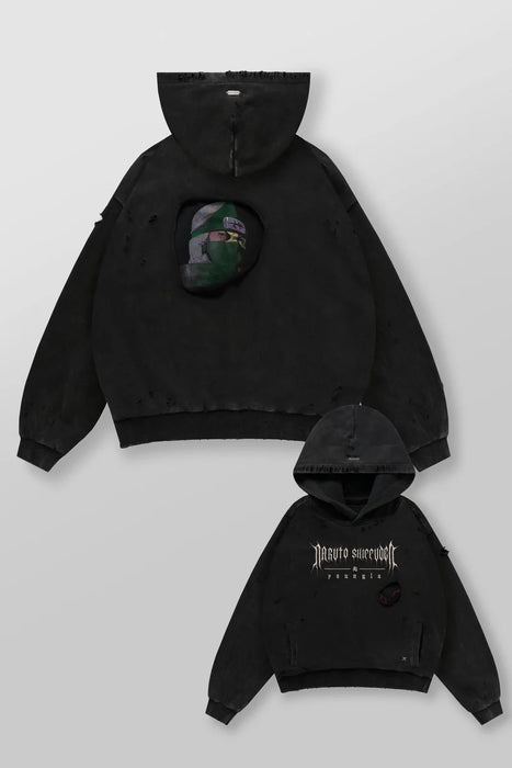 5073 - Naruto Peek Through Hoodies - Kakuzu