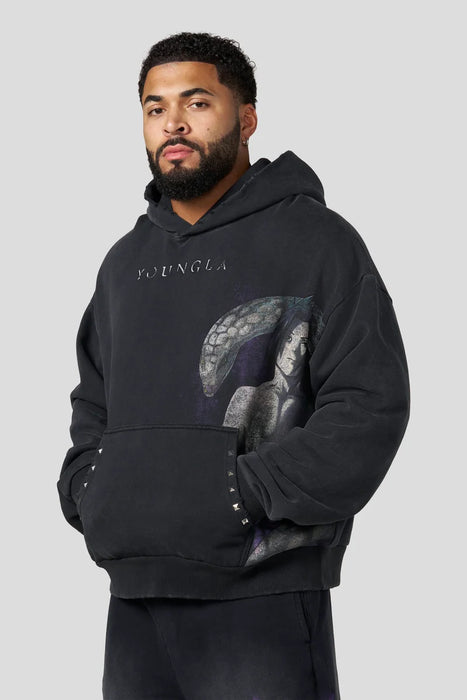 5083 - Naruto Stud Artwork Hoodies - Snake