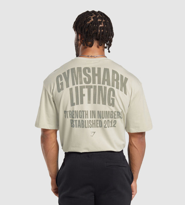 Lifting T-Shirt - Pebble Grey