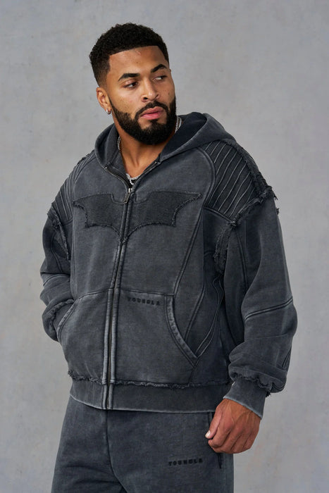 5209 - BATMAN ARMORED ZIP-UPS - GREY WASH
