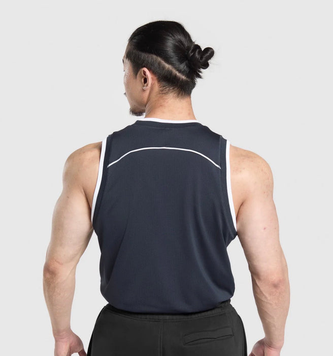 Gymshark Mesh Tank - Heavy Blue