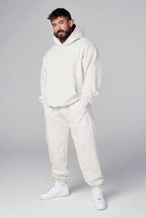 222 - MARSHMALLOW JOGGERS / OatMeal - WHITE