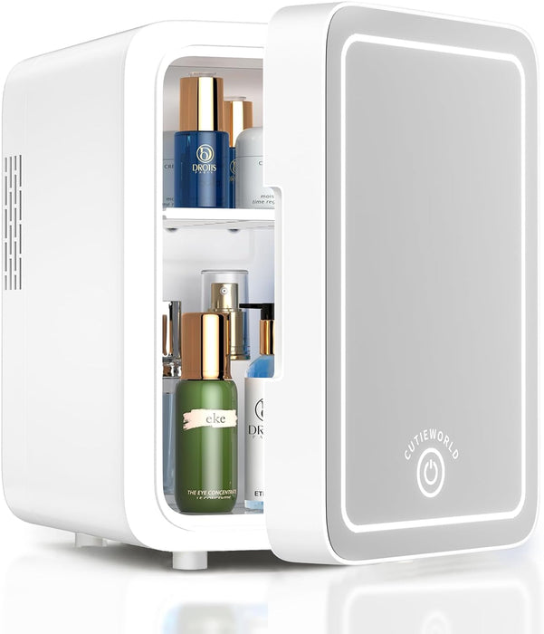 Refrigerador con espejo de luz led regulable - WHITE