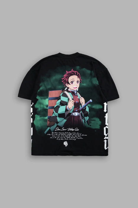 DEMON SLAYER "SIDE BY SIDE" TEE - BOX SET - BLACK