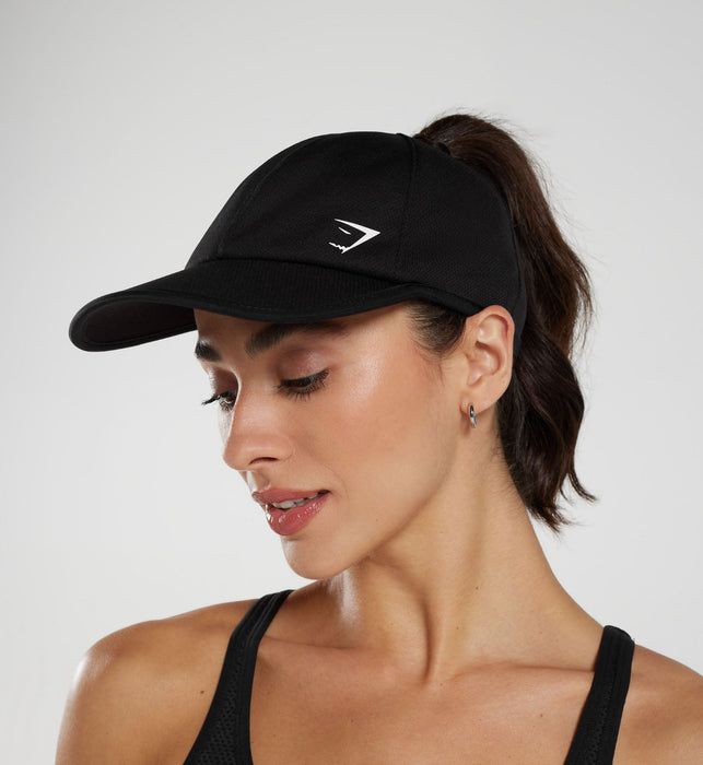 Ponytail Cap - Black