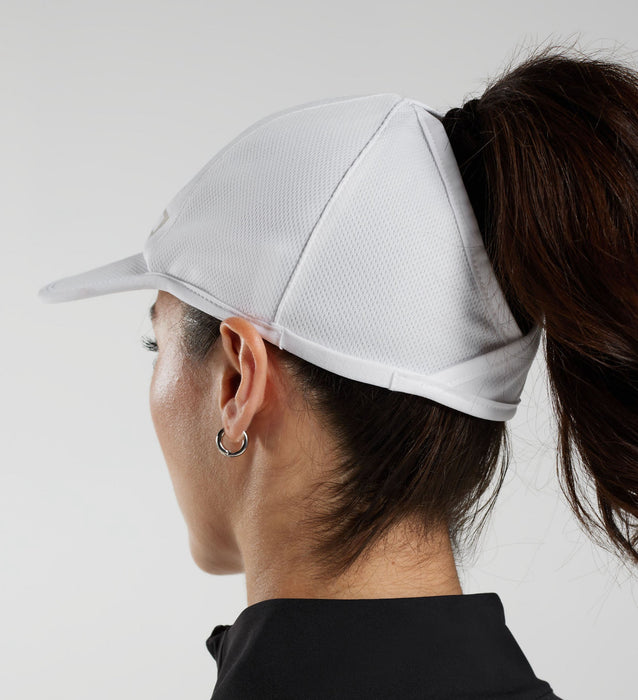 Ponytail Cap - White