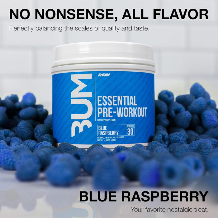 Esseential Pre-workout Blue Raspberry