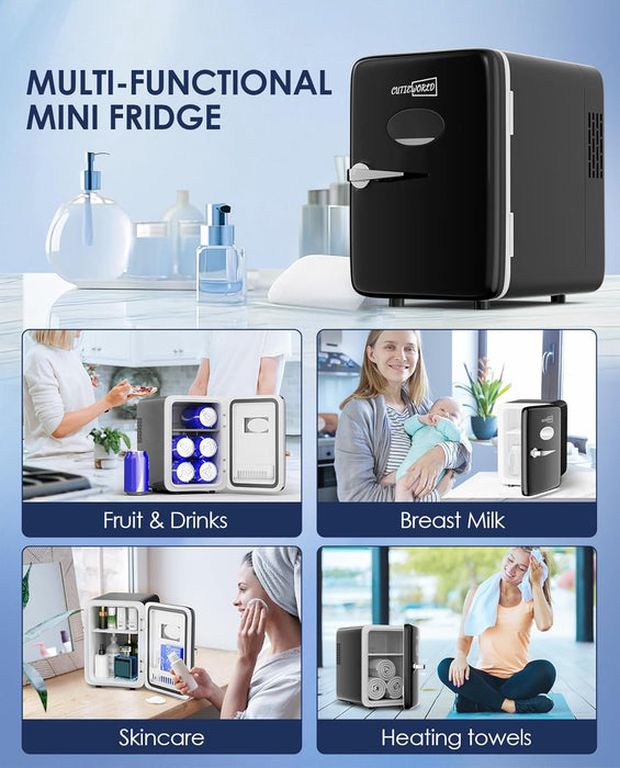 Refrigerador mini, 4 L - BLACK