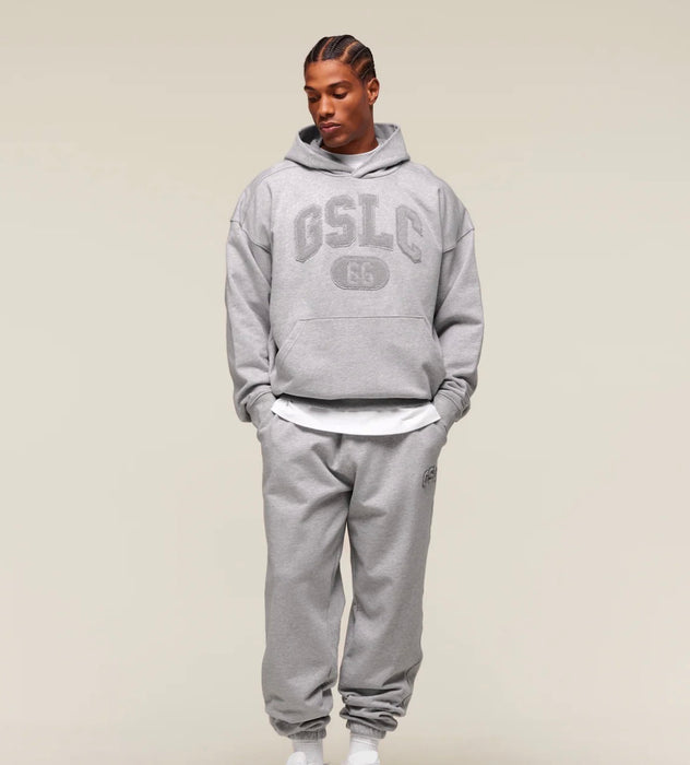 Gymshark GSLC Hoodie - Light Grey Core Marl