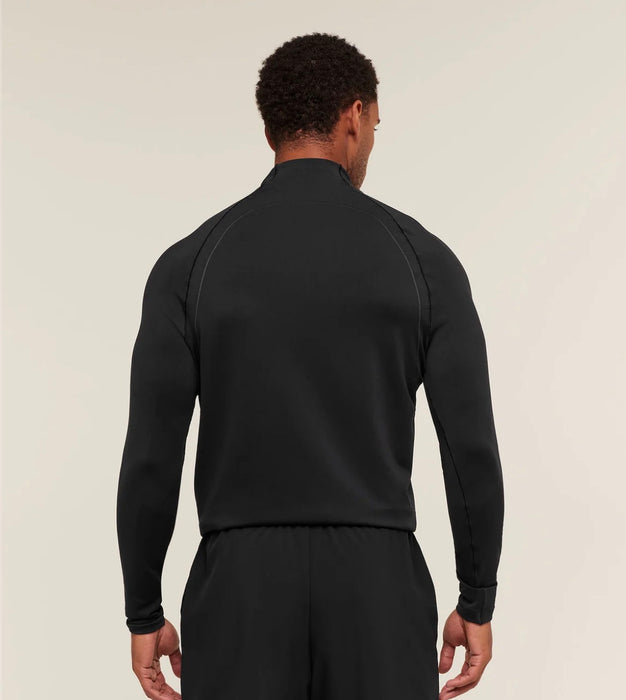 Gymshark Apex Seamless 1/4 Zip - Black/Dark Grey -