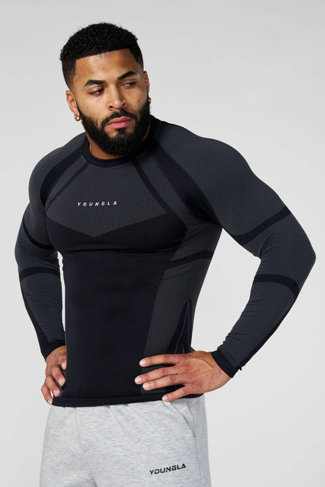 8055 - Apex Compression Longsleeves Black