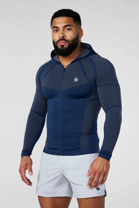 8061 - Apex Compression Zip-Ups Navy
