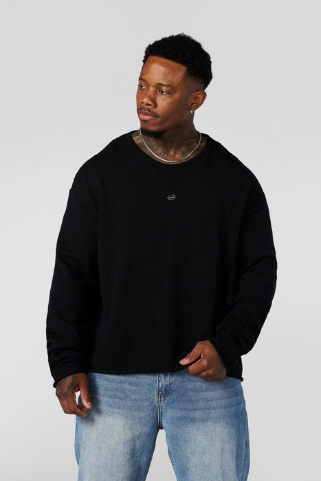 8088 NATURAL FORM LONGSLEEVES BLACK
