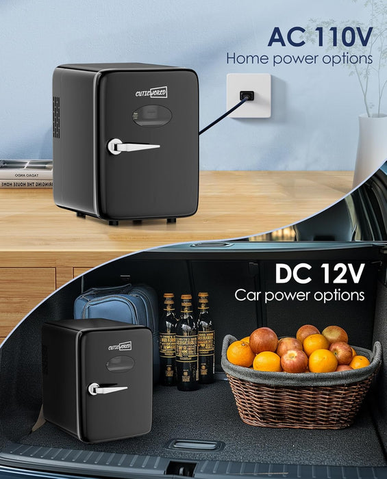 Refrigerador mini, 4 L - BLACK