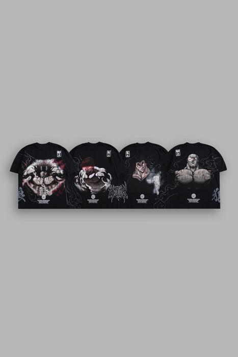 BAKI SON OF OGRE "SIDE-BY-SIDE" TEE BOX SET IN BLACK
