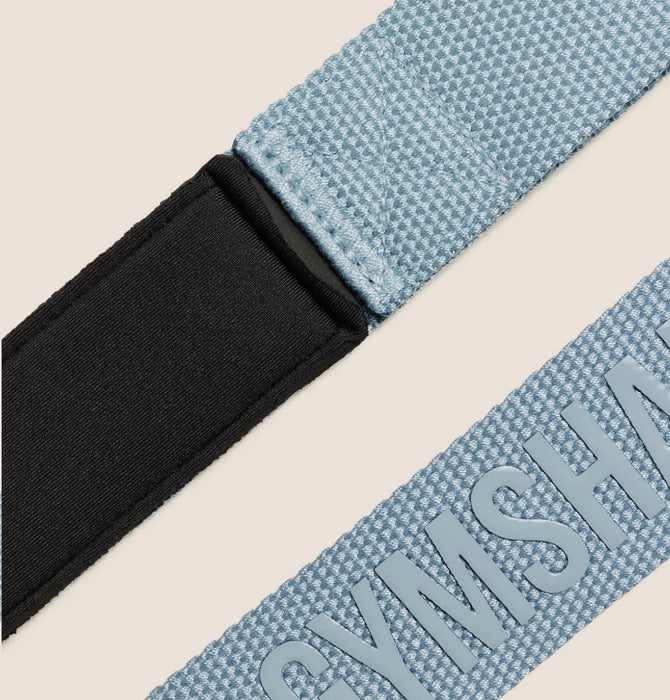 Gymshark Silicone Lifting Straps - Bench Blue