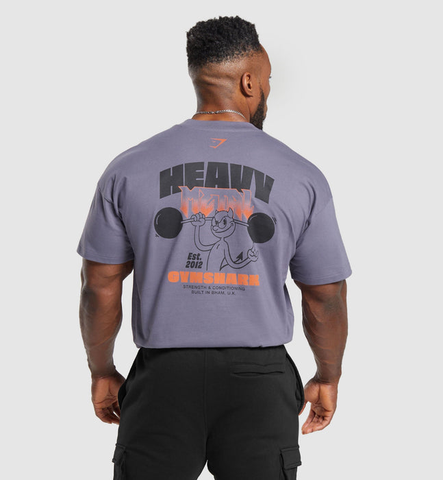 Heavy Metal T-Shirt - Purple