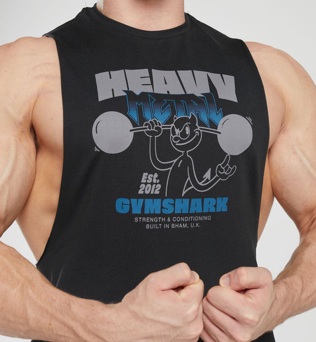 Heavy Metal Drop Arm Tank - Black