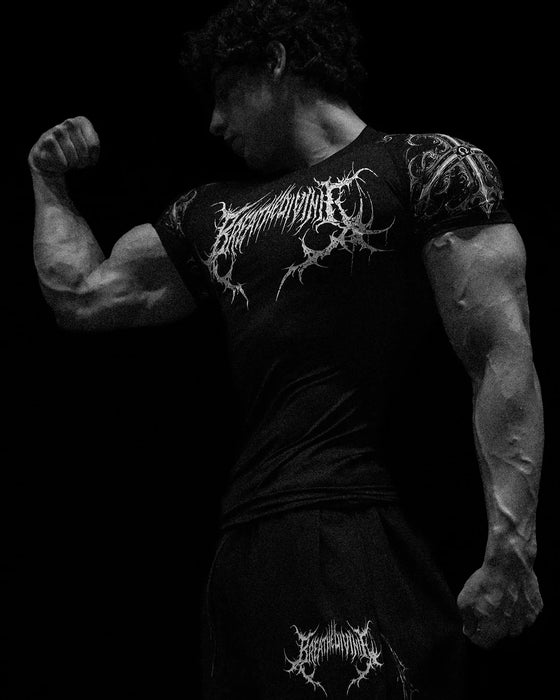 Void Tech™ Fallen Knight Short Sleeve Compression [VOID BLACK]