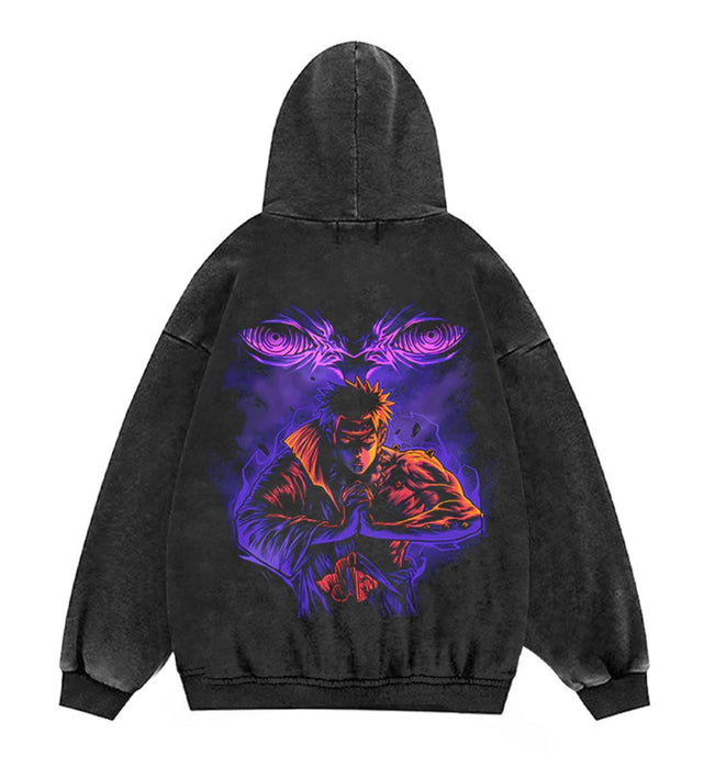 RINNEGAN ZIP UP VINTAGE HOODIE