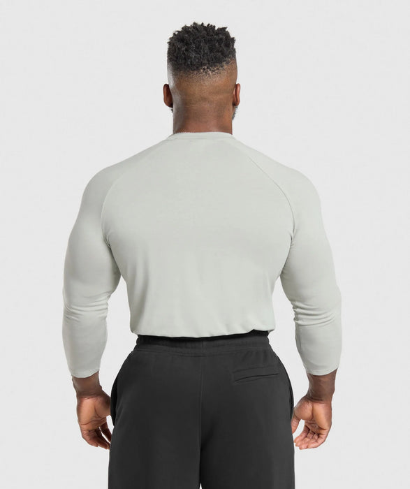 Legacy Henley - Stone grey