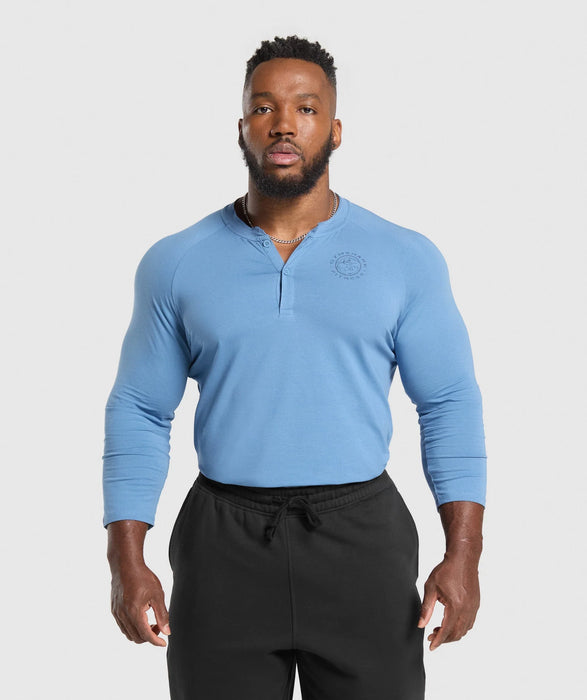 Legacy Henley - Classic Blue