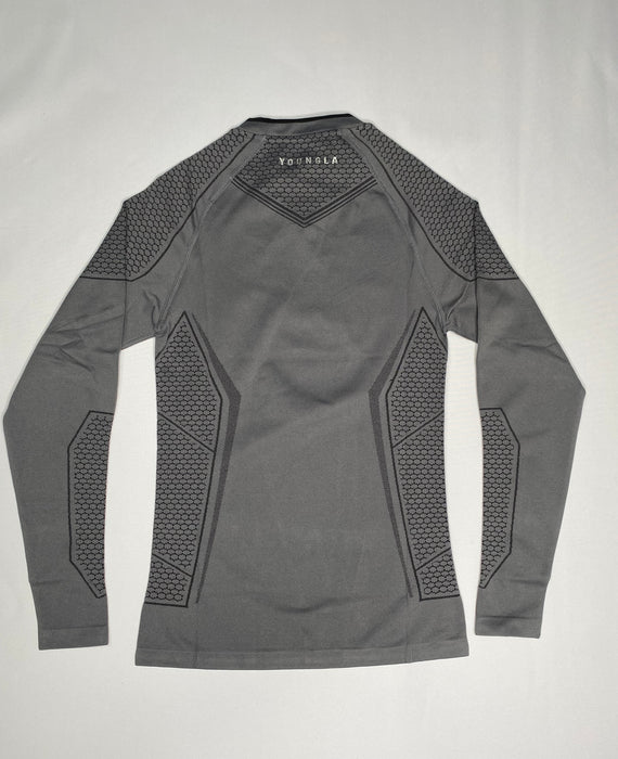 8004 - BATMAN COMPRESSION LONGSLEEVES - DARK GREY