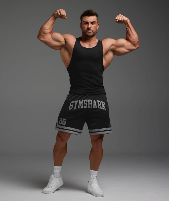 Varsity Mesh Shorts Black