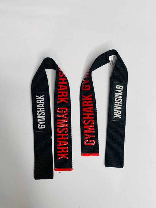 Silicone Lifting Straps - Black/Carmine Red
