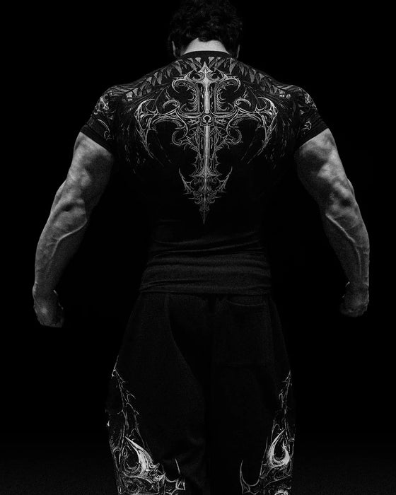 Void Tech™ Fallen Knight Short Sleeve Compression [VOID BLACK]