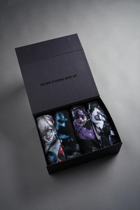 Batman VS Joker "Side-By-Side" Tee Box Set - BLACK