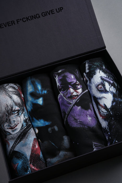 Batman VS Joker "Side-By-Side" Tee Box Set - BLACK
