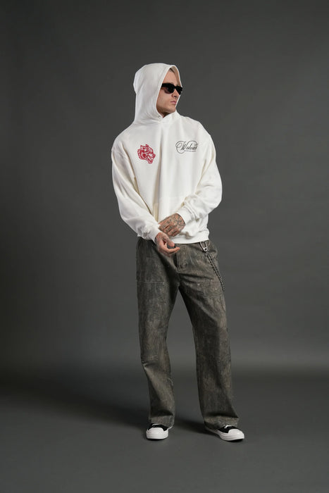 Will of the Beast "Pierce" Hoodie in Cream