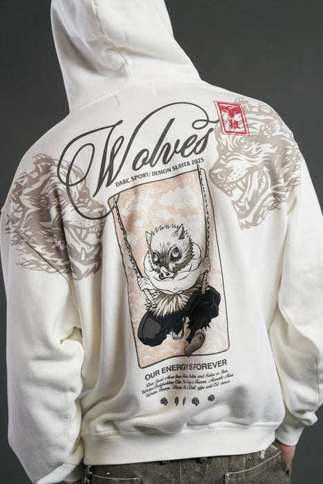 Will of the Beast "Pierce" Hoodie in Cream