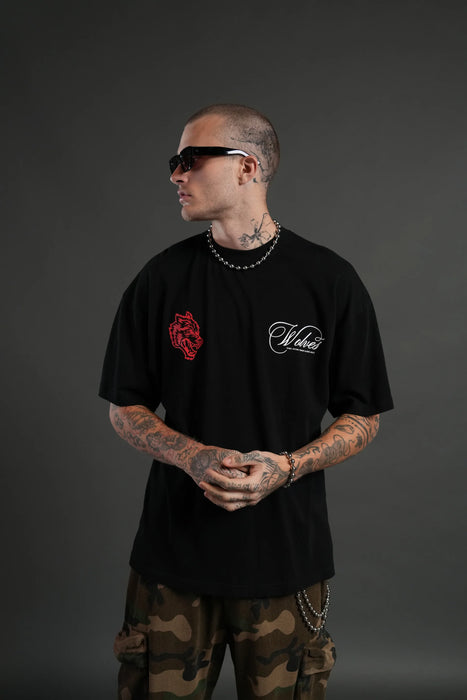 Will of the Beast "Premium" Oversized Tee in Black