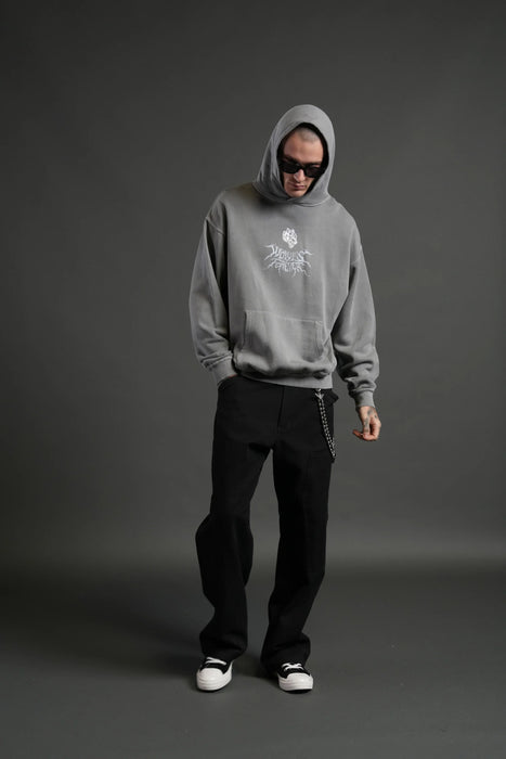 Through His Eyes "Pierce" Hoodie in Dove Gray